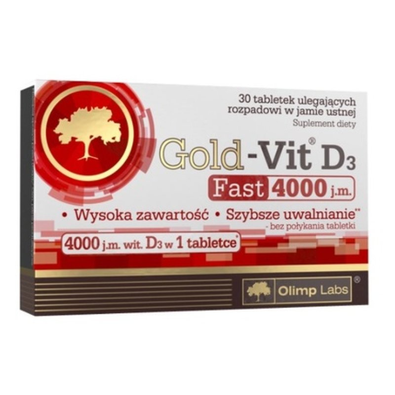 Olimp Gold-Vit D3 Fast 4000 Iu - 30 Tablets