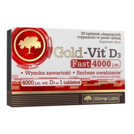 Olimp Gold-Vit D3 Fast 4000 Iu - 30 Tablets