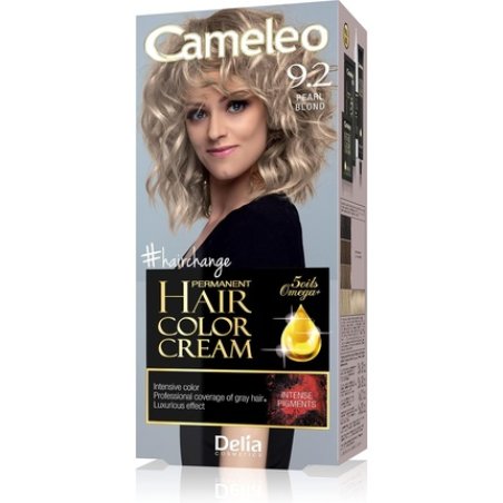 Delia Cameleo Permanent Hair Colour Cream With Omega Plus 9.2 Pearl Blonde