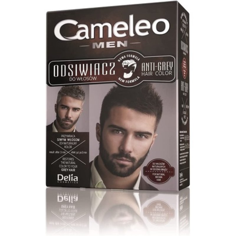 Delia Anti Grey Hair Color for Men Natural Brown Hair