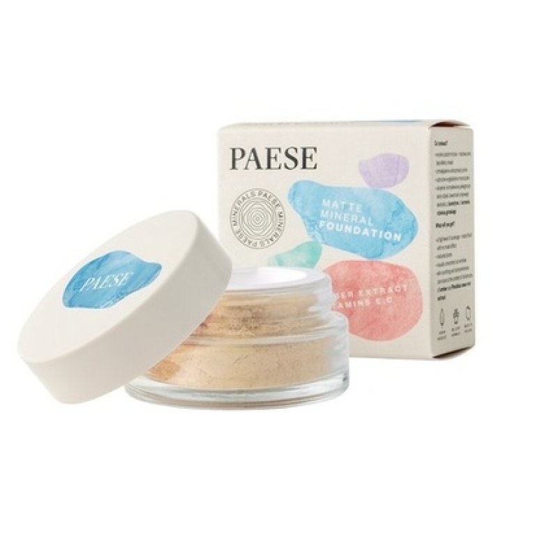 Paese Minerals Mattifying Mineral Foundation 102W Natural 7g