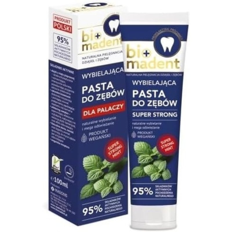 Bio Madent Whitening Toothpaste for Smokers Super Strong 100ml