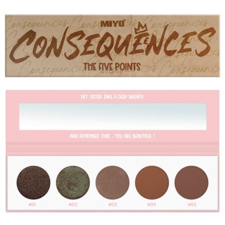 Miyo The Five Points Palette Eyeshadow Palette Consequences - 65g
