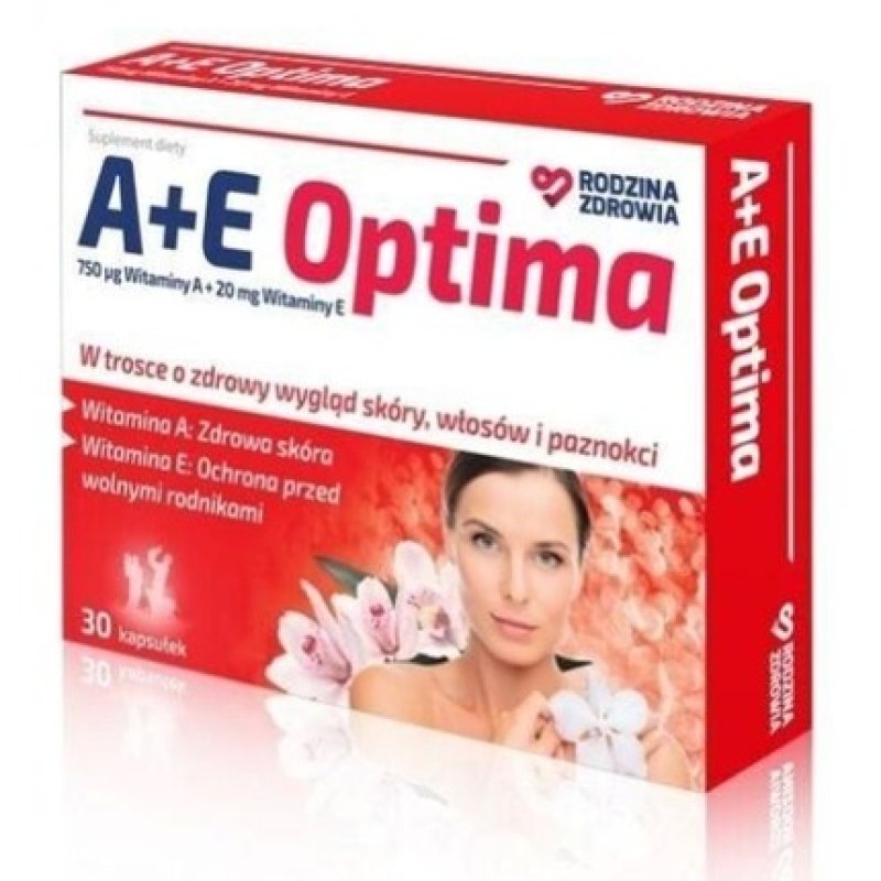 Rodzina Zdrowia A E Optima 30 Capsules