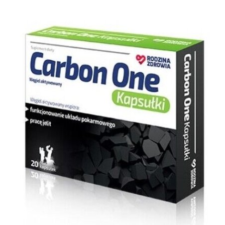 Rodzina Zdrowia Carbon One 20 Capsules