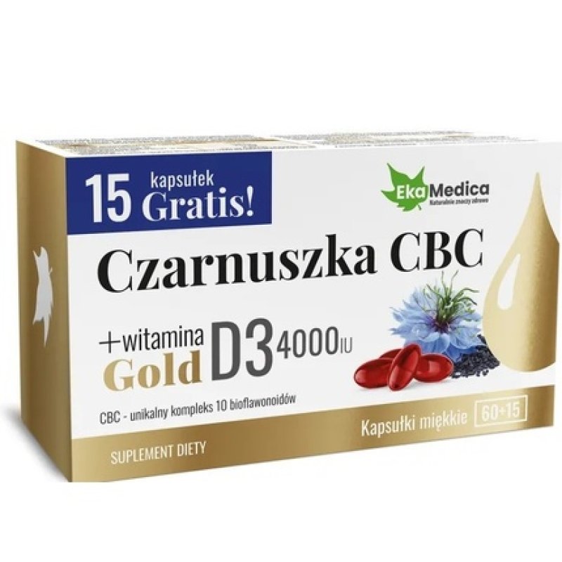 Ekamedica Black Cumin Cbc Gold, 75 Capsules