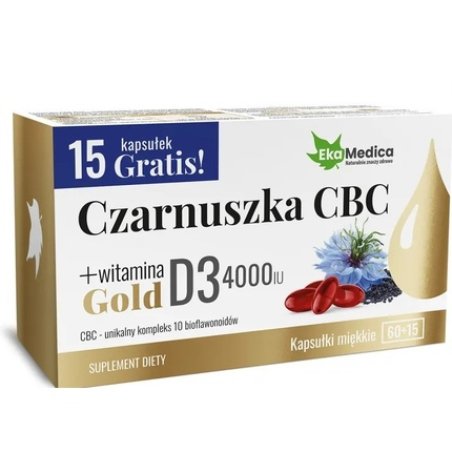 Ekamedica Black Cumin Cbc Gold, 75 Capsules