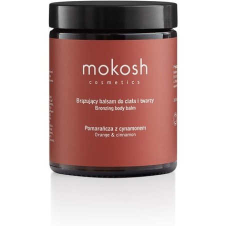 Mokosh Bronzing Body and Face Balm Orange & Cinnamon 180ml Glass Jar