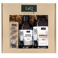 Ryszard From Bieszczady Shower Gel Set 500ml Moisturizing Shampoo 300ml Beard Oil 30ml