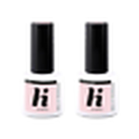 Hi Hybrid UV/LED Soak Off Gel Nail Polish Base Pastel Base Top No Wipe 5ml