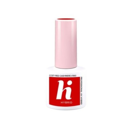 Hi Hybrid Apres-Ski No 360 Cozy Red Cashmere Hybrid Nail Polish 5ml