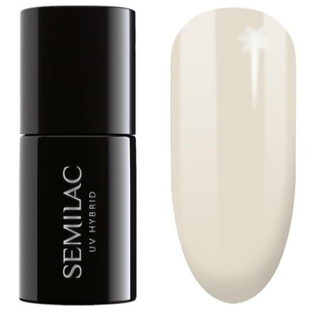 Semilac UV Nail Polish Hybrid 413 Desert Ivory 7ml Collection Into Her Tenderness