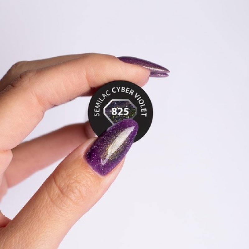 Semilac UV Nail Polish 825 Cyber Violet 7ml