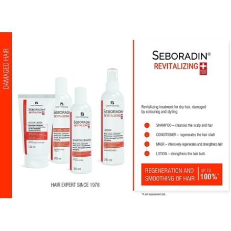 Seboradin Revitalizing Hair Shampoo for Dry Damaged Color Hair 200ml