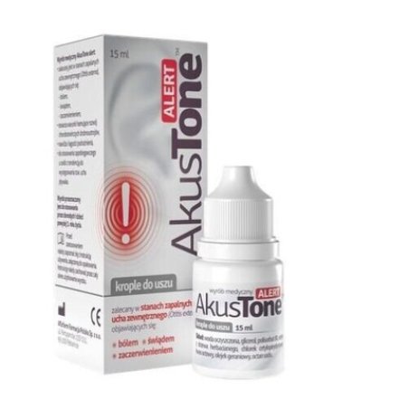 AkusTone Alert Ear Drops 15ml Ear Pain