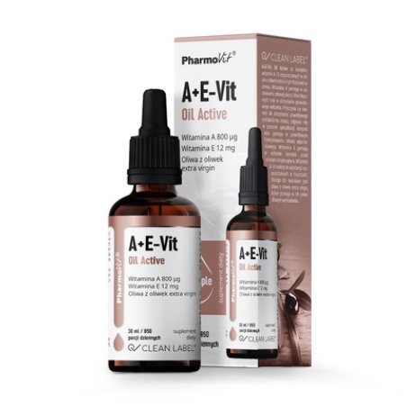 Pharmovit A E Vitamin Oil Active Dietary Supplement In Drops 30ml