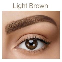 Light Brown Eyebrow Color 2.0 with Argan Oil and Castor Oil Omega 6, Carotene, Vitamins A, E, F Natural Result Lasts up