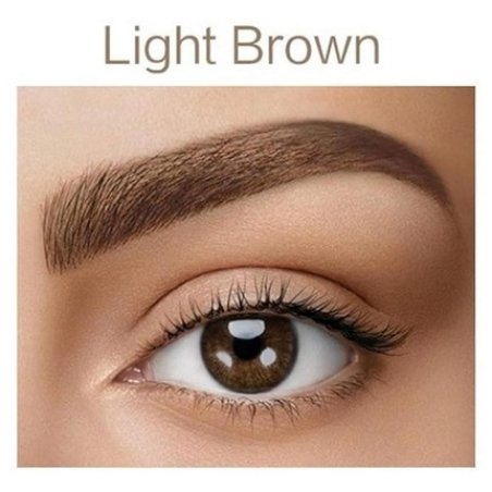 Light Brown Eyebrow Color 2.0 with Argan Oil and Castor Oil Omega 6, Carotene, Vitamins A, E, F Natural Result Lasts up