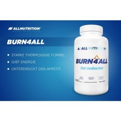 ALLNUTRITION Burn4all Fat Reductor L-Carnitine Very Effective Body Fat Reduction Provides Energy Suppresses Appetite