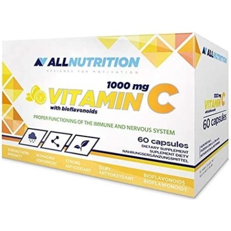 ALLNUTRITION Vitamin C with Bioflavonoids Strong Antioxidant 10 Capsules 60 Pieces