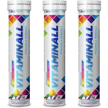 ALLNUTRITION Vitaminall Vitamins & Minerals - Multivitamin Minerals Magnesium Vitamin CEDB 6 B12 Iron Zinc - Dietary