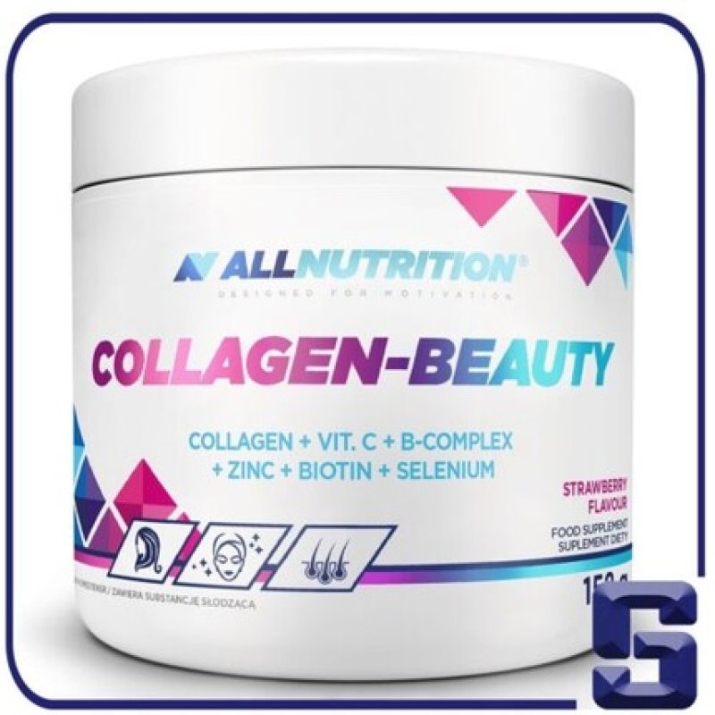Allnutrition Collagen Beauty Hydrolyzed Collagen Strawberry 158g