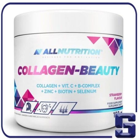 Allnutrition Collagen Beauty Hydrolyzed Collagen Strawberry 158g