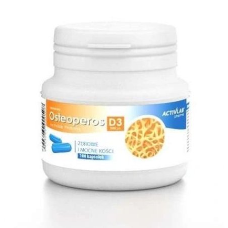 Activlab Pharma Osteoperos D3 Premium Bone Support - 2000 Iu, 100 Capsules