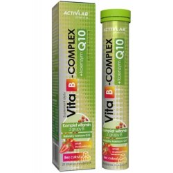 Activlab Pharma Vita B-Complex Coenzyme Q10 Effervescent Tablets - 20 Tablets
