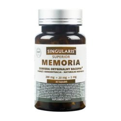 Memoria Bacopin 60 Caps Enhance Memory and Brain Functions