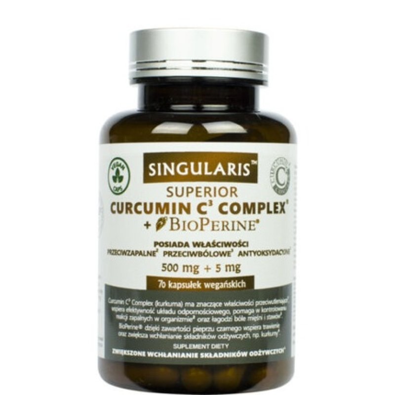 Singularis Superior Turmeric C3 Complex with Bioperine 70 Vegan Capsules
