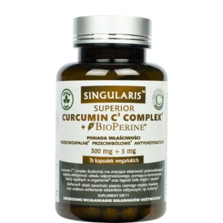 Singularis Superior Turmeric C3 Complex with Bioperine 70 Vegan Capsules