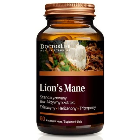 Doctor Life Lions Mane Dietary Supplement 60 Capsules