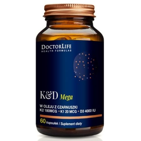 Doctor Lifekd Mega Black Seed Oil Dietary Supplement 60 Capsules