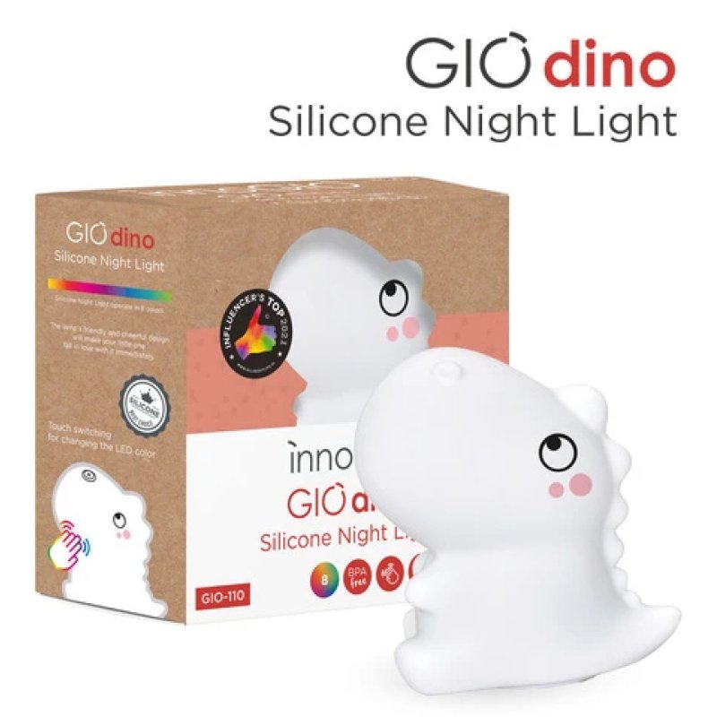 innoGIO GIODino lumière de nuit pour bébé Autonome Blanc LED 1,5 W