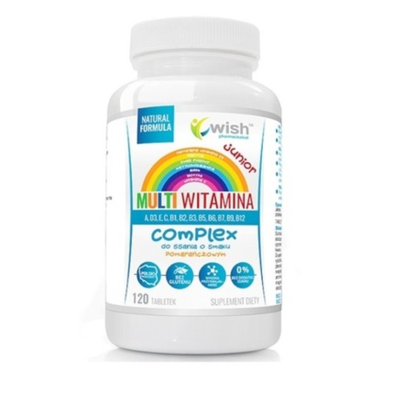 Wish Multivitamin Junior Sucking Tablets 120