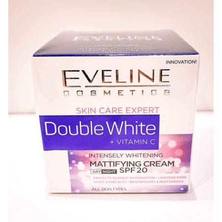 Eveline Double White Vitamin C Intensely Whitening Mattifying Cream SPF20 50ml