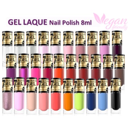 Eveline Gel Laque Nail Polish Shiny Manicure Effect Without UV/LED 8ml
