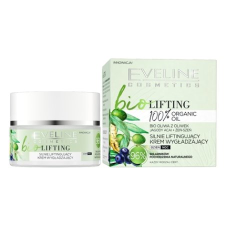 Eveline Cosmetics Bio Lifting Strongly Lifting Smoothing Cream For Day And Night 50ml