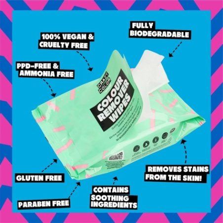 Crazy Color Hair Dye Remover Wipes