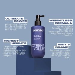 Osmo Extreme Volume Root Lifter for Fuller Hair with Natural Proteins - Vegan