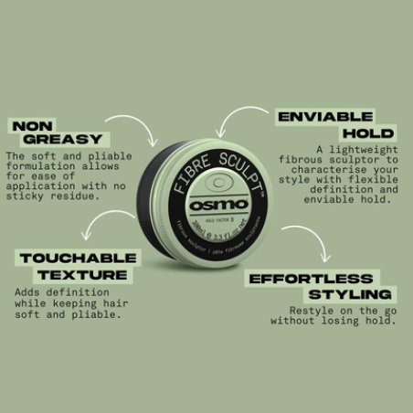 Osmo Fibre Sculpt Lightweight Barber Sculptor Non-Greasy and Pliable Vegan