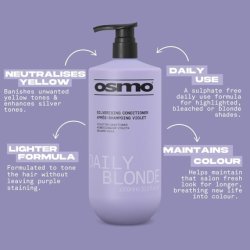 Osmo Daily Blonde Silverising Conditioner Purple Conditioner