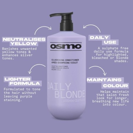 Osmo Daily Blonde Silverising Conditioner Purple Conditioner