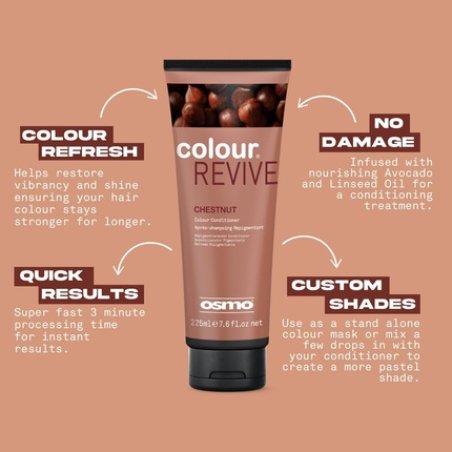Osmo Color Revive Chestnut Rich Copper Brown Conditioning Toning Mask Vegan