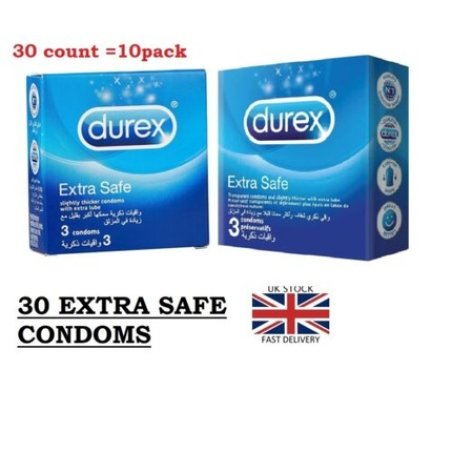 Durex Condoms Extended Invisible Thin Feel Extra Safe Cheap Protection