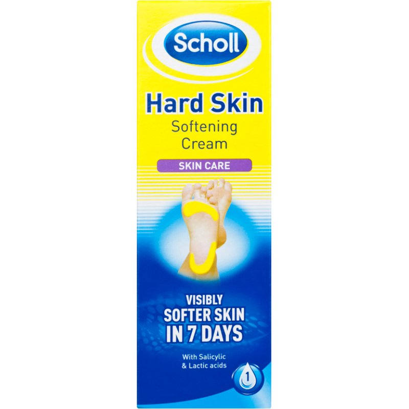 Scholl Hard Skin Softening Remover Cream with Salicylic and Lactic Acid 60ml