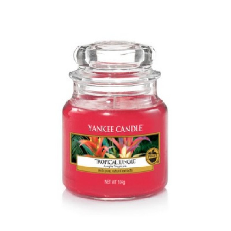 Yankee Candle Tropical Jungle bougie en cire Rond Rouge 1 pièce(s)