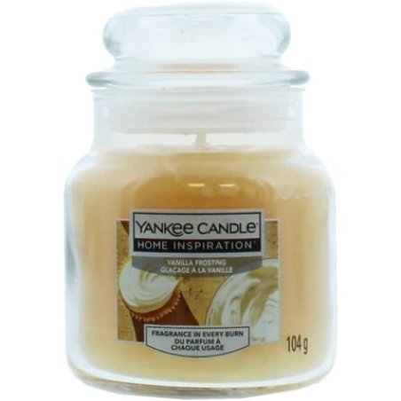 Yankee Candle Vanilla Frosting Small Jar Creme 3.7 Oz 104g New