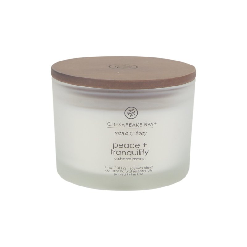 Chesapeake Bay Peace & Tranquility bougie en cire Rond Blanc 1 pièce(s)